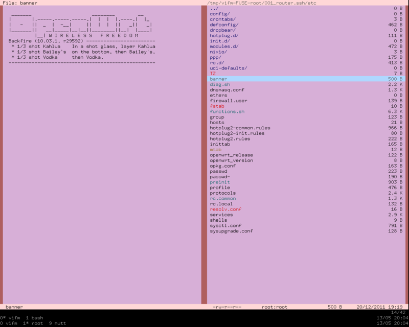 root user in frame buffer